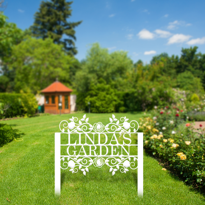 Floral Garden Yard Sign