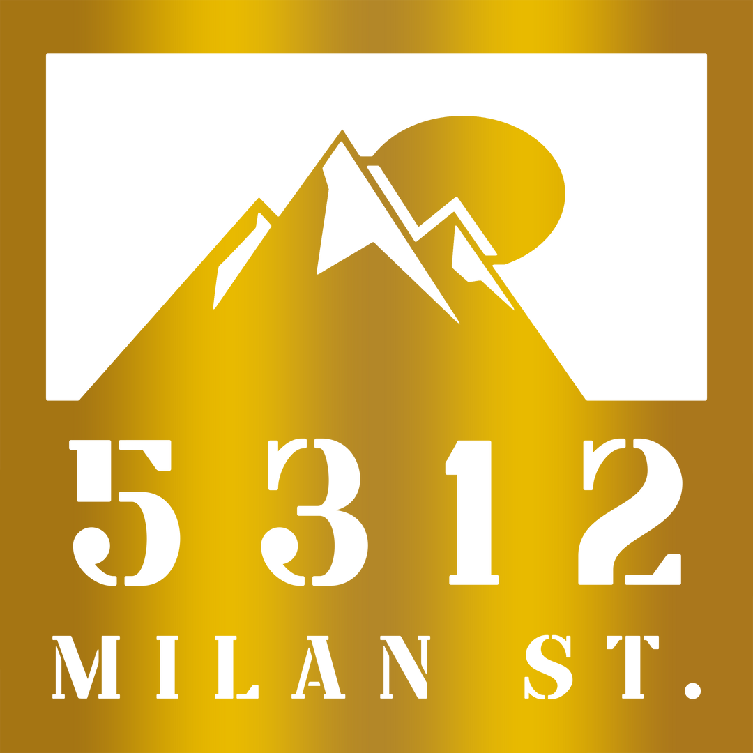Mountain Square Address Sign (+ FREE Solar Lights)