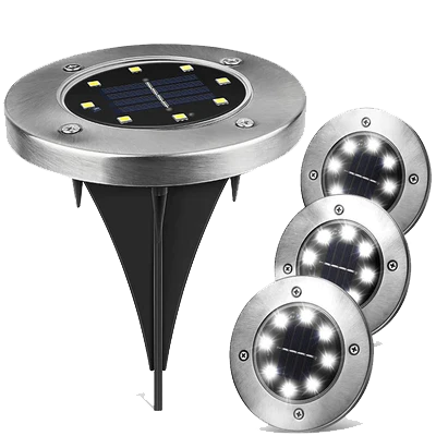Solar Ground Lights (Pair of Two)