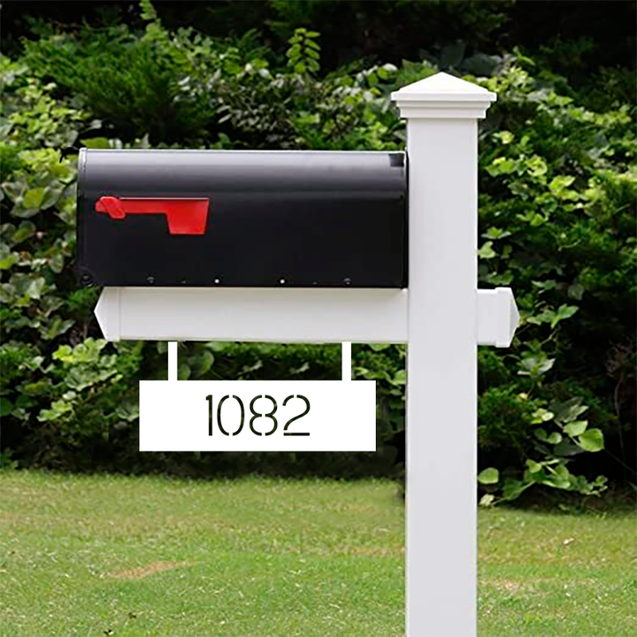 Minimalist Mailbox Sign