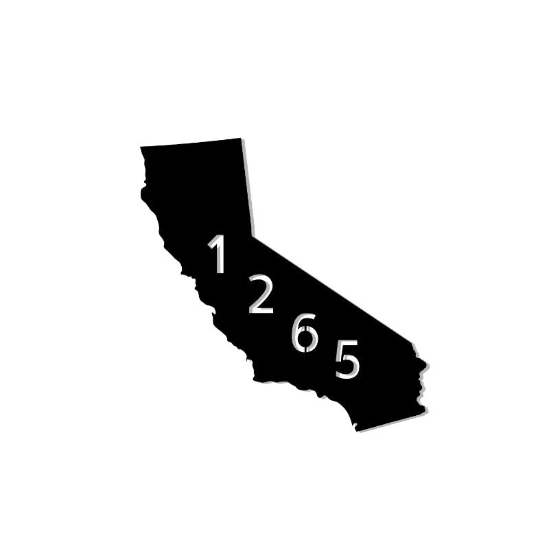 California Address Sign