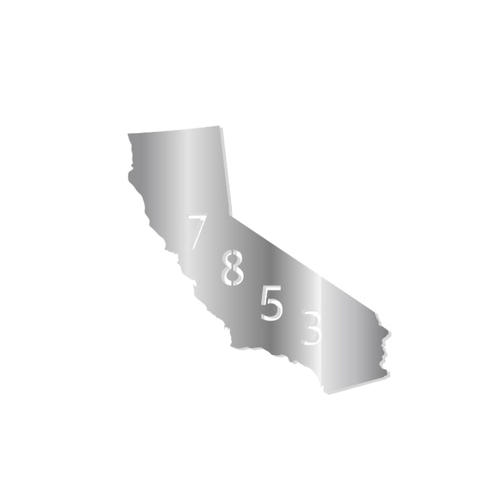 California Address Sign