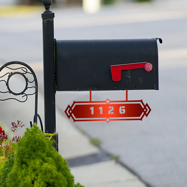 Luxury Address Mailbox Sign